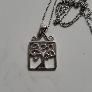 Sterling Silver Tree of Life Necklace
